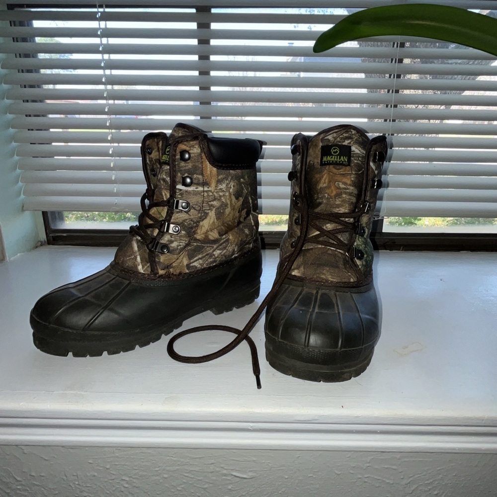 Camouflage Duck Boots